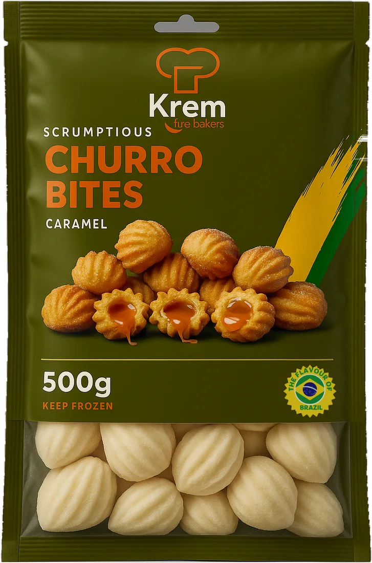 Churro Bites Caramel 500 g retail pack