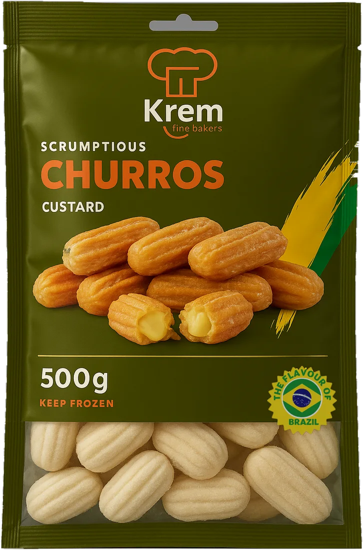 Churros Custard 500 g retail pack