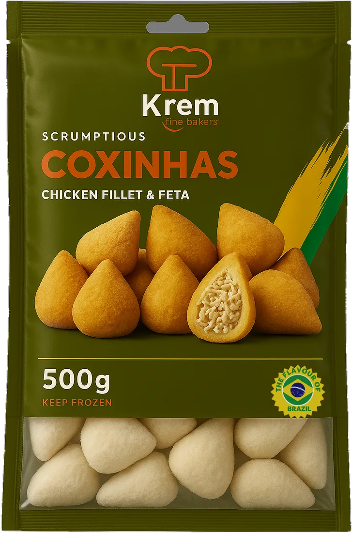 Coxinhas Chicken Fillet & Feta 500 g retail pack