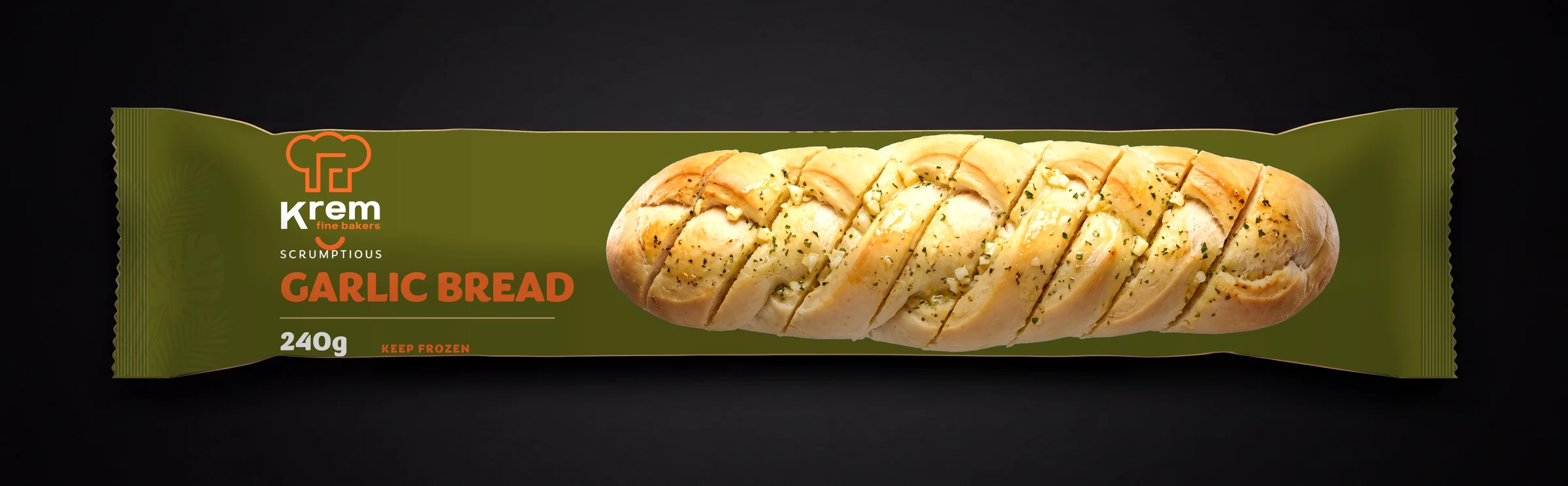 Garlic Bread 240 g flow-wrap pack